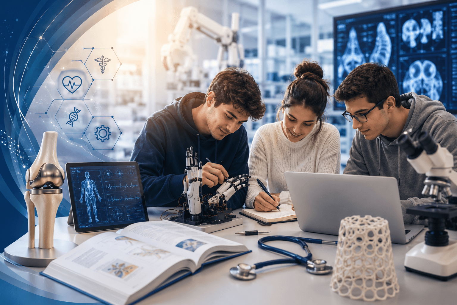 دراسة الهندسة الطبية الحيوية في تركيا وقبرص التركية 2026 | الجامعات، الرسوم، وفرص العمل
